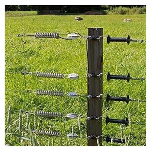 Electric Fence Gate Kit+ Handle Set Spring +Tension 2 Corner Ends 1 Black for Farm Garden Accessories