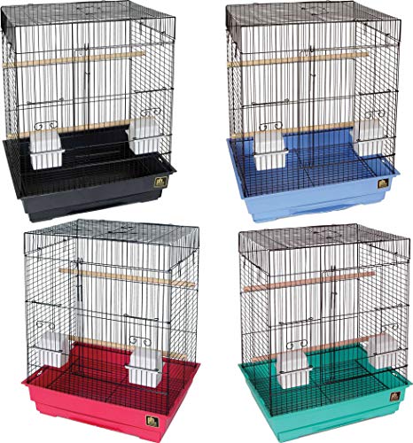 Prevue Pet Products BPVECONO1814 4-Pack Economy Cockatiel Cage, 18 by 14-Inch, Colors Vary