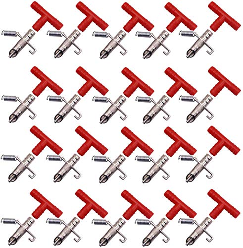 30 Sets Automatic Rabbit Nipple Drinker Feeder Mouse Rabbit Waterer Bunny Rodent Poultry Watering System (30 Pcs)
