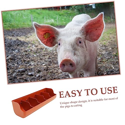 Plastic Pig Feeding Trough Compartment Design for Wet and Dry Food Feeding Tool for Pigs for Farm Supply and