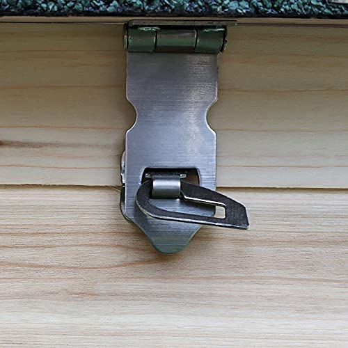 PawHut 77" Wooden Chicken Coop with Nesting Box, Cute Outdoor Hen House with Removable Tray, Ramp Run, for Garden Backyard, Natural - color: Natural