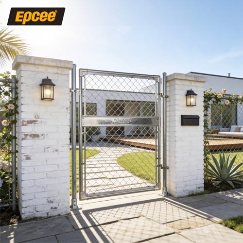 1-5/8" x 1-7/8" Chain Link Gate Latch Heavy Duty Stainless Steel Fence Gate Fork Latch Hardware with Padlock Hole 1pcs - color: 1-5/8"x1-7/8"