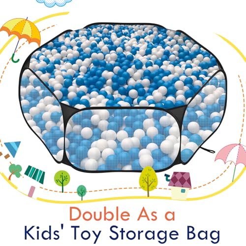 Pawaboo Small Animals Playpen, Waterproof Small Pet Cage Tent with Strong Steel Wire Frame, Portable Outdoor Yard Fence for Chick/Kitten/Puppy/Guinea Pig/Rabbits/Hamster/Chinchillas, Black - color: Black