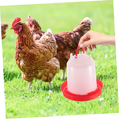 GALPADA 1PC Thickened Plastic Poultry Drinker Automatic Waterer for Chickens Quail Birds Convenient Feeding Dispenser for Home Farm Use No Waste Design for Clean Water Supply
