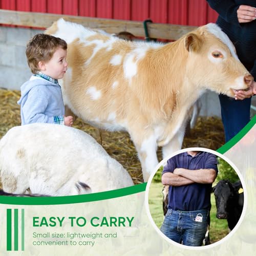 Konohan Cattle Measuring Tape for Height and Weight Multifunctional Cattle Weight Tape Portable PVC Weight Measure for Cows, 8.2 Feet Long - style: Cattle