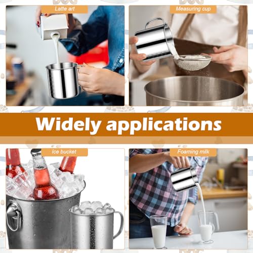 Dog Food Scoop 1.5 Cup,304 Stainless Steel Measuring Cups with Handle Pet Food Scoop Cup Measuring Scoop for Dogs, Cats, Birds & Rabbits – Ideal for Dry Food & Treats (1.5 Cup) - size: 1.5 cup