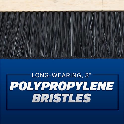 MARSHALLTOWN 24 Inch Wood Backed Concrete Broom, Polypropylene Bristles, Made in the USA, 830 - style: 24 Inch