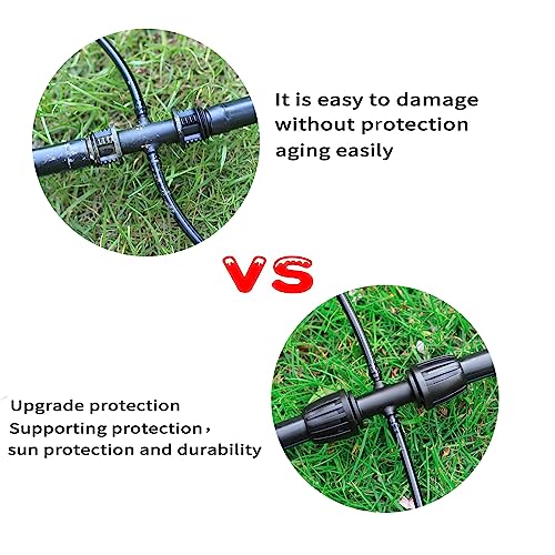 Barbed Tee 1/2 Inch to 1/4 Inch Irrigation Tube Fittings for (1/2'' ID x 0.60''-0.63'' OD) 16mm Drip Tubing Anti-Drop Barbed Connectors,4-Way-20 Pcs - size: 20 Pcs Barbed Tee 4-way