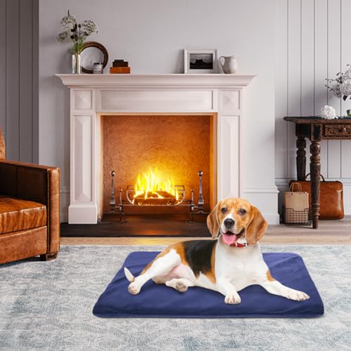RIOGOO Pet Heating Pad, Electric Heating Pad for Dogs and Cats Indoor Warming Mat with Auto Power Off (X-Large:28" x 18") - size: X-Large:28" x 18"