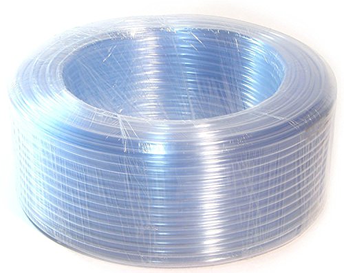 30 Ft of Food Grade Water Tubing Flexible Home Brew & Wine Making PVC Clear Hose Inner Diameter 1/4"