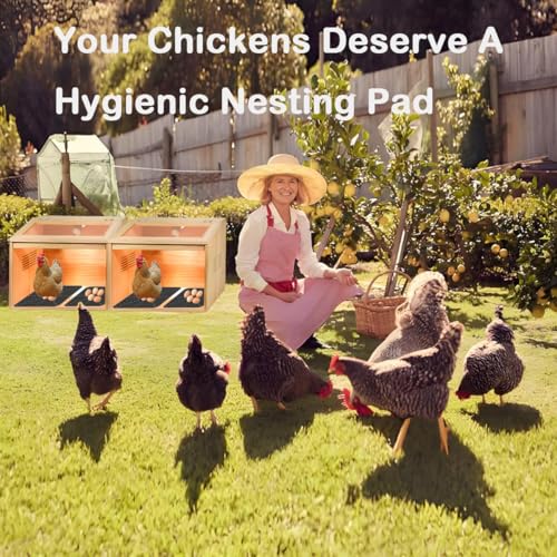 Durable Washable Chicken Nesting Pads for Coop - 12x12 Inch Reusable Nest Box Mats, 6PCS Soft Plastic Liners for Egg Laying Hens - Easy Clean, Leakproof, Premium Quality