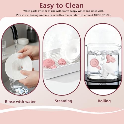 1 Pack M9 Full Set Breast Replacement Part for Momcozy Upgraded Mobile Flow | Upgraded M9, Including 21mm Flange, Red Valve, Diaphragm, Storage Bottle with Red Lip, Not Original Parts,1pc 21mm Overall - size: 1 Set Overall-Red 21mm