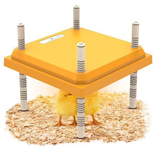 Chick Brooder, Chick Brooder Heating Plate, Chick Incubator Heating Lamp, Height Adjustable, Suitable for 15 Chicks.