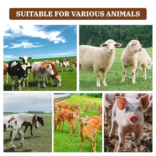 22 Gallon Livestock Feeding Trough,45" Goat Hay Feeder,Heavy-Duty Galvanized Steel Livestock Feeder for Horse, Cattle, Cow, Alpaca,Goats,Black