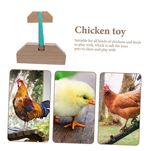 Wooden Chicken Perch Adjustable Roosting Stand for Hens and Chicks Sturdy Chick Standing Bar Natural Wood Bird Perch for Coop Accessories