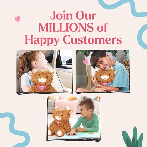 Lilly's Love Weighted Stuffed Animals for Adults & Kids — 5lb Highland Cow Plush for Anxiety, ADHD & Sensory | Machine Washable Weighted Stuffed Animal w/Removable Insert | Hazel The Highland Cow - color: Highland Cow