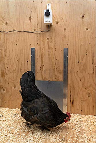 Chicken Coop Auto Door Opener Kit Door Opener & Closer with Light Sensor Rainproof Outdoor Controller Actuator Motor,Remote Control Poultry Coop (Timer Version) - size: Timer Version