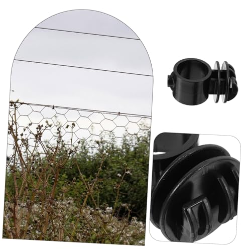 BESPORTBLE 10pcs Electric Fence Insulators for High Tension Wire Insulators for Farm Fencing Easy Installation Essential for Livestock Safety
