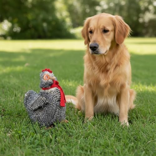 Fuzzl Plush Super Soft Cheeky Chicken Dog Toy & Comforter β Cuddly Plush with Squeaker, Gentle Dog Toy for Puppies & Small to Medium Dogs - style: Cheeky Chicken