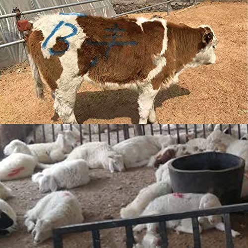 Livestock Marker, 4PCS Multi Color Livestock Marking Crayon Pig Cattle Cow Sheep Marker Farming Livestock Marking Accessories
