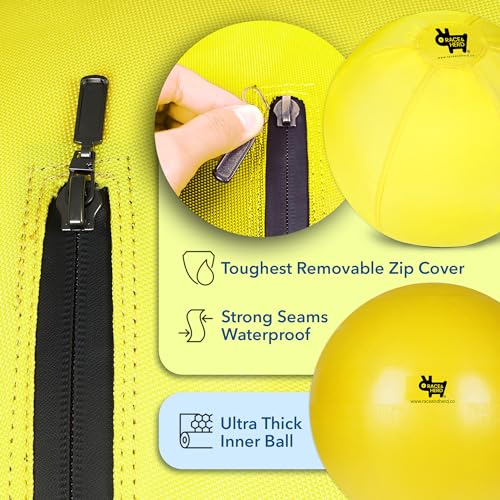 Race&Herd 18" Cover for Herding Ball for Dogs Large - Replacement Herd Balls for Dogs Toys Sleeve, Outer Layer Herding Ball for Australian Shepherd, Hearding Balls Cover Only - size: 18" Replacement Cover