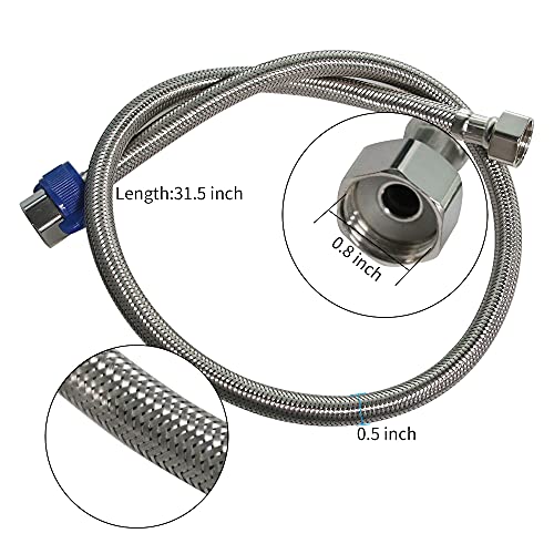 Automatic Water Bowl Plastic Livestock Stainless Steel Cover Waterer Dog Drinking Cattle Horse Drinker with Float Valve & Drain Plug & 1/2 Inch Pipe (Green)