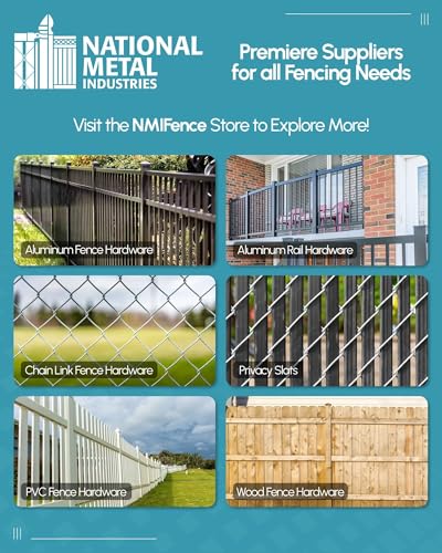 Keystone Traverse Gate Latch - Easy Install, Key-Lockable, No Drilling, Vinyl Fence Latch with Stainless Steel Screws, Adjustable for 5” Posts, Reversible Mounting for Home Security Systems