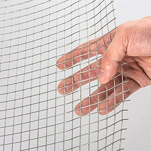 AMAGABELI GARDEN & HOME Hardware Cloth 1/2 Inch 48 x 100 ft 19 Gauge Chicken Wire Fence Weld Wire Fence Mesh Roll Garden Fencing Border Plant Support Poultry Netting Snake Fence Gopher Wire - size: 1/2" 48"x100' Vinyl Coated