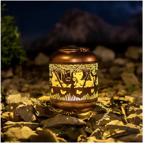 Sloth Solar Lanterns Outdoor Waterproof,Hanging Solar Lights Sloth Gifts for Women Men Metal LED Decorative Light for Yard,Patio,Lawn,Tabletop,Pathway,Landscape,Garden Decor - style: Sloth
