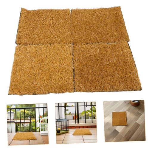 TOYANDONA 4pcs Artificial Nest Mats Hen Nesting Bedding Coop Nesting Pads Reusable Pads for Egg Laying