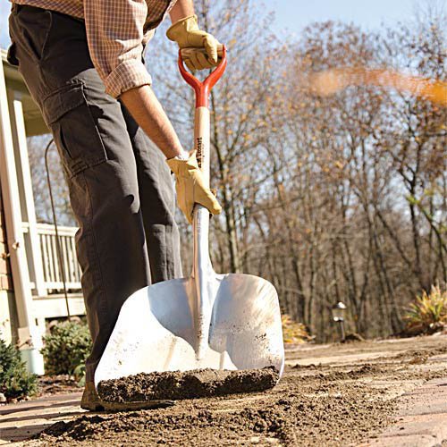 A.M. Leonard Aluminum Scoop Shovel