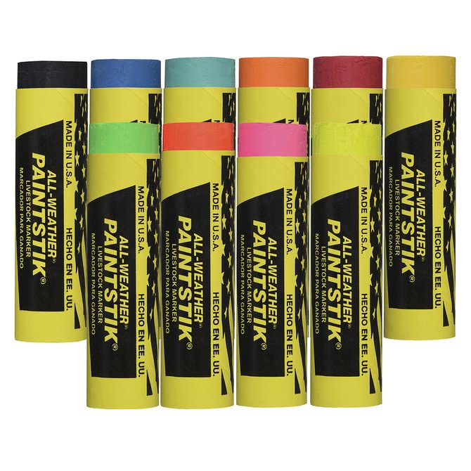 All-Weather Paintstik Lot of Four- Livestock Marker (Blue)