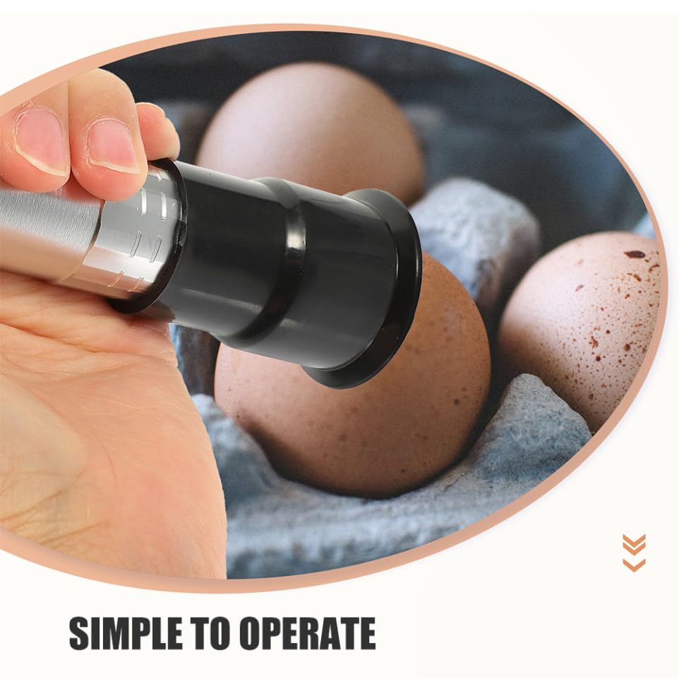 SUPVOX 2pc Portable Egg Candler for Incubators Led Egg Testing Lamp High-Intensity Light for Chicken Duck Goose