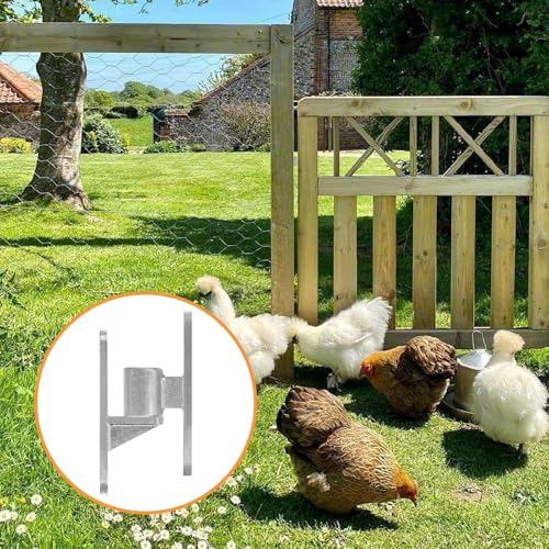 4 Set Heavy Duty Gate Hinges, Wall Mount Gate Hinges 5/8'' Pin Fence Post Hinge Set for Wooden or Concrete Fence Gate (Silver, Screws Included) - color: Silver-4 Pairs