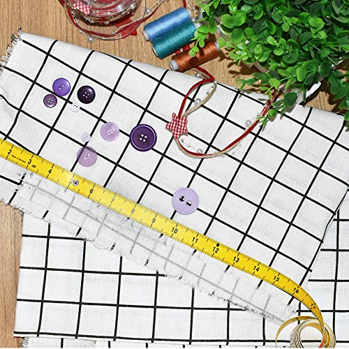 2 Pack Soft Tape Measure Double Scale 60-inch/150-cm for Tailor Sewing Body Measuring Tape Double Scale Colorful with Snap Button