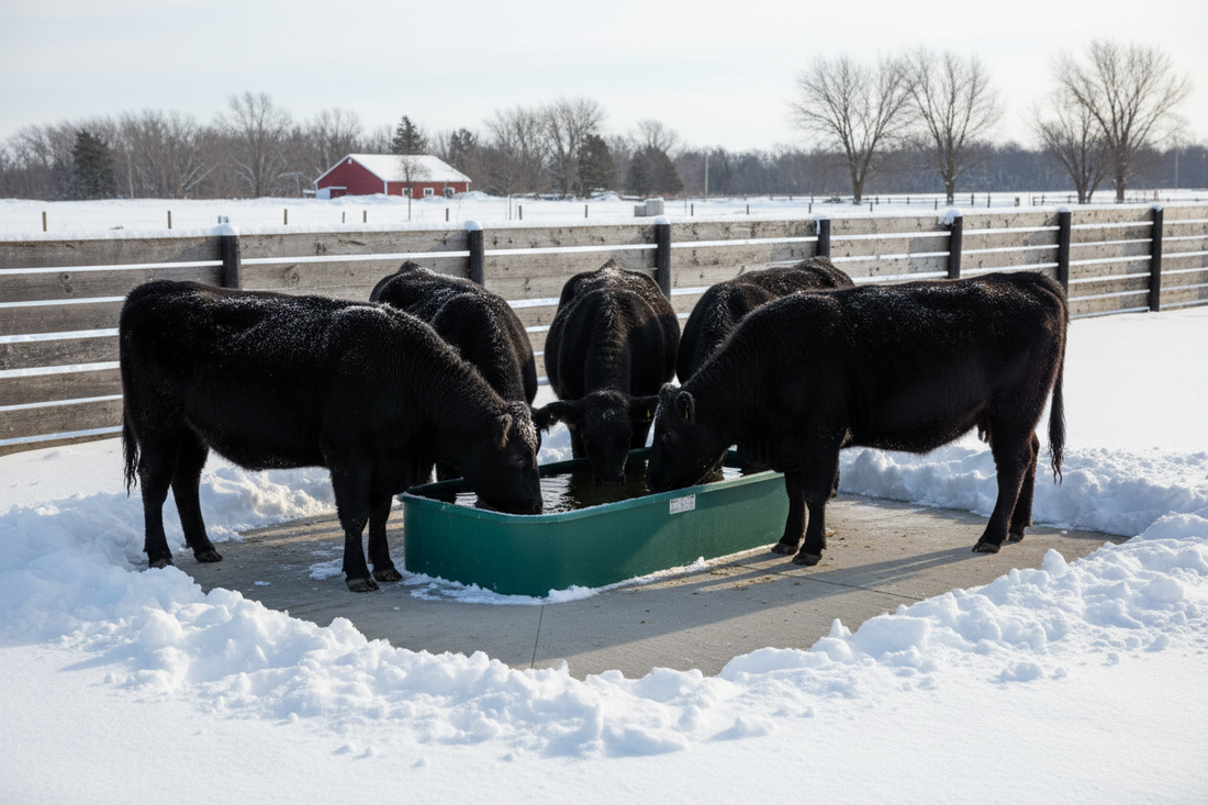 The Frozen Trough: 5 Critical Rules for Designing a Freeze-Proof Winter Watering Station for Beef Cattle