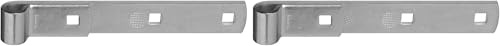 National Hardware N131-102 294BC Hinge Strap in Zinc Plated,8 Inch (Pack of 2) - size: 8 Inch (Pack of 2)
