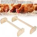 Chicken Perch, Wooden Large Bird Support Frame Bird Cage Play Stand Toy Set Birdcage Wood Stands Hanging Chew Toys Ladder Swing