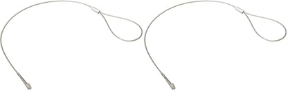 National Hardware N109-009 Gate Latch Cable Pull, White (Pack of 2) - size: White (Pack of 2)