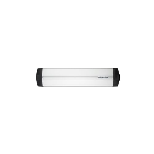 Econat 1500W Infrared Heater, Wall or Ceiling Mount, Indoor/Outdoor Electric Patio Heater, Adjustable Thermostat, Silver
