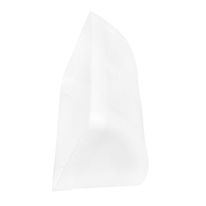 Abaodam 2pcs Hanging Chicken Feeder Trough White Livestock Feeding Bucket for Geese and Poultry with Removable Parts and Space-Saving Design Includes Screws and Buckles - color: White