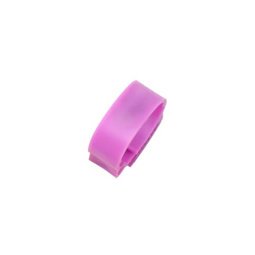 140 Pcs Inner Diameter 2~2.3cm Adjustable Chicken Foot Ring Poultry Leg Farm Identification Marker Tool for Duck(Urple) - color: Urple
