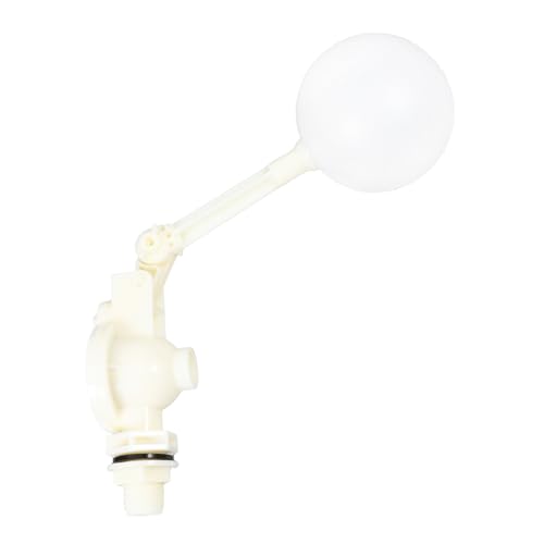 Adjustable Abs Float Valve with High Flow Rate for Automatic Water Level Control in Livestock Troughs and Hydroponics Tanks Plastic Construction Easy Installation