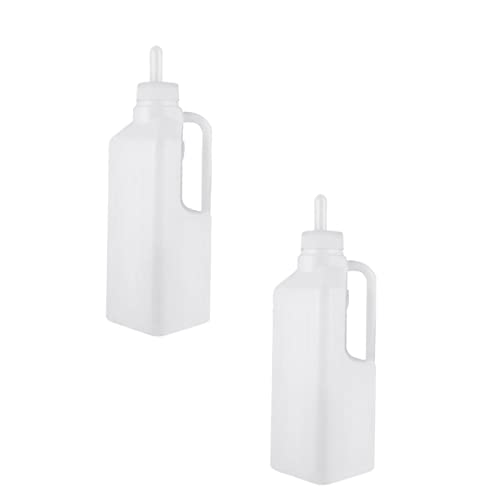 HEMOTON 850ml Silicone Sheep Nursing Bottle for Calves and Piglets Veterinary Feeding Supply Replacement Nipples for Livestock