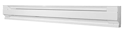 Cadet Manufacturing 09956 240-Volt White Baseboard Hardwire Electric Zone Heater, 1500-Watt, 72-Inch