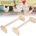 Chicken Perch, Wooden Large Bird Support Frame Bird Cage Play Stand Toy Set Birdcage Wood Stands Hanging Chew Toys Ladder Swing