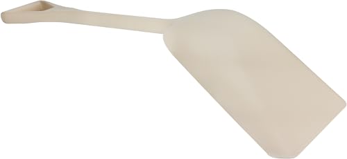 SPARTA Polypropylene Sanitary Shovel, One-Piece Molded Food and Ice Scoop for Commercial Kitchen and Bulk Ingredient Transfer, 10" x 13.75" Scoop, Tan - color: Tan, size: 10" x 13.75" Scoop