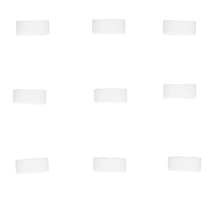Chicken Leg Bands 100PCS 8mm Poultry Leg Rings Chicken Leg Rings Quail Leg Bands Bird Identification Leg Bands Poultry Leg Rings (White) - color: White
