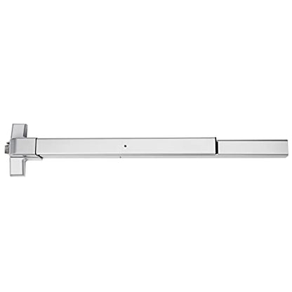 Dynasty Hardware Push Bar Panic Exit Device for Emergency Exit Doors, Aluminum Finish Commercial Panic Bar Door Handle, Push Bar for Exit Door, Panic Bar Lock, Push Bar Door Handle for Safety