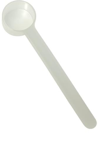 1 Teaspoon (1/3 Tablespoon | 5 mL) Long Handle Plastic Measuring Spoon for Coffee, Protein Powder, Pet Food, Spices, Grains, Dry Goods – Food-Grade BPA-Free (Pack of 1) - size: 5 mL | 1 Teaspoon